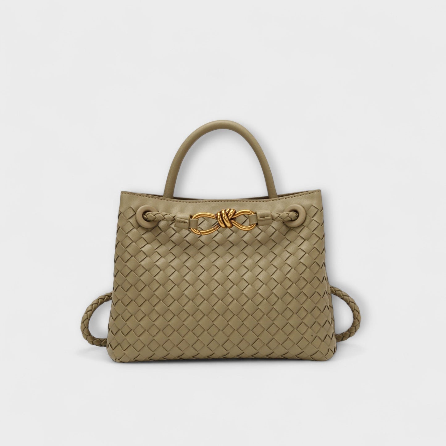 Nora – Pequeño bolso de mano trenzado para dama