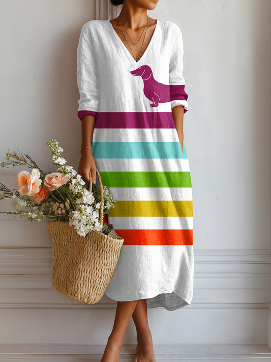 Emilia | Vestido Midi Impreso