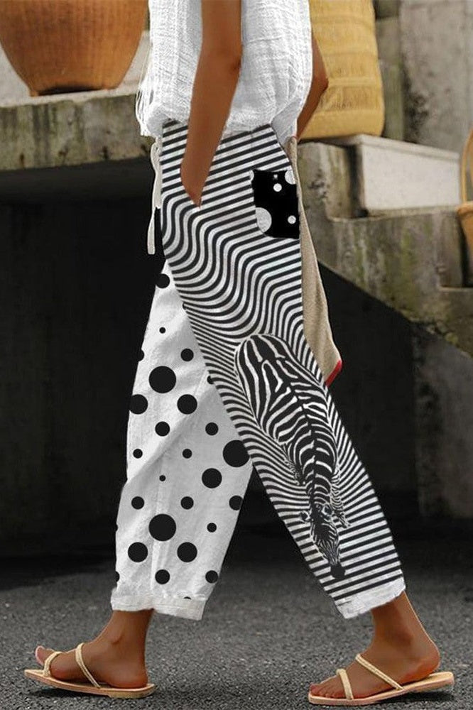 Noir | Pantalón Arte Óptico