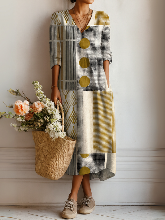 Amelia | Vestido Midi Impreso