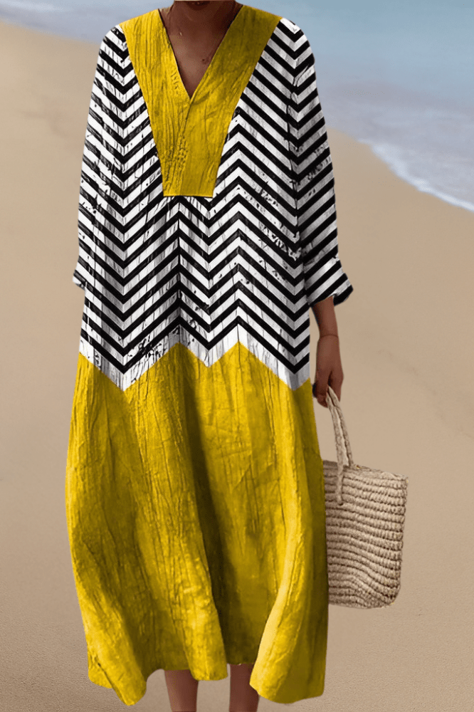 Sunburst Rhythm | Vestido Inspirado en el Arte