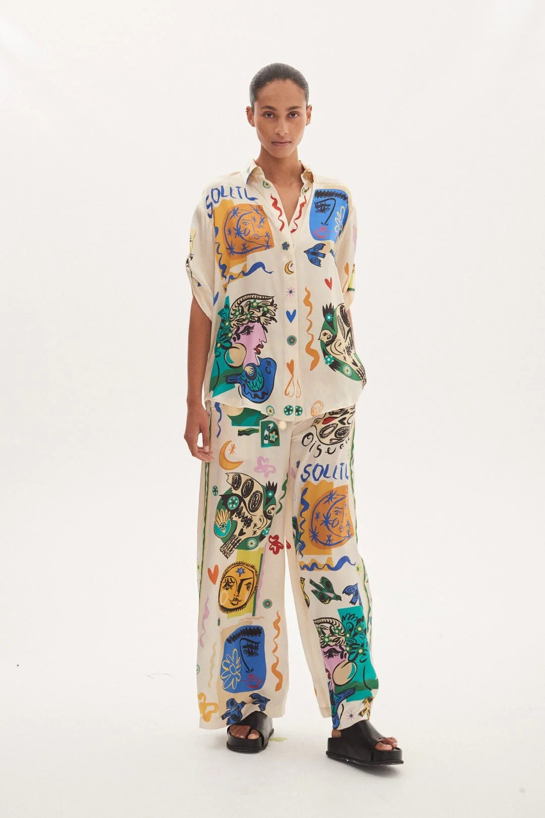 Alma - Conjunto dos piezas estampado