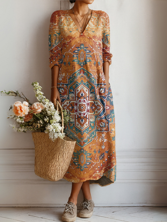 Stella | Vestido Midi Impreso