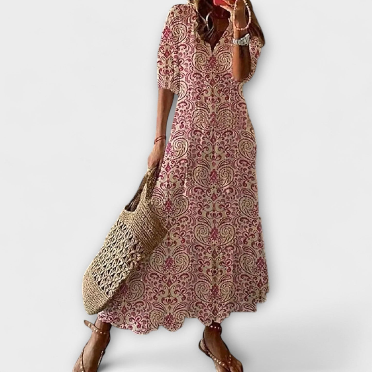 Anna – Vestido Bohemio de Verano para Damas