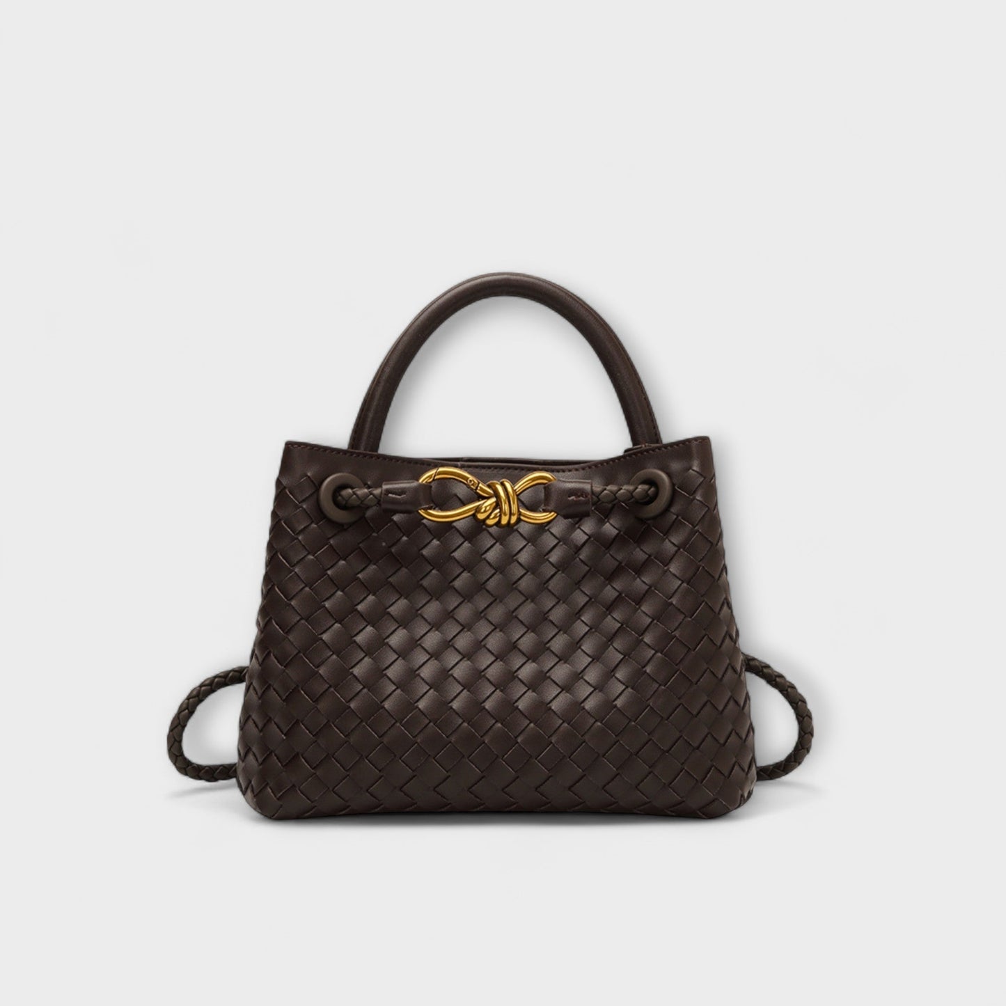 Nora – Pequeño bolso de mano trenzado para dama