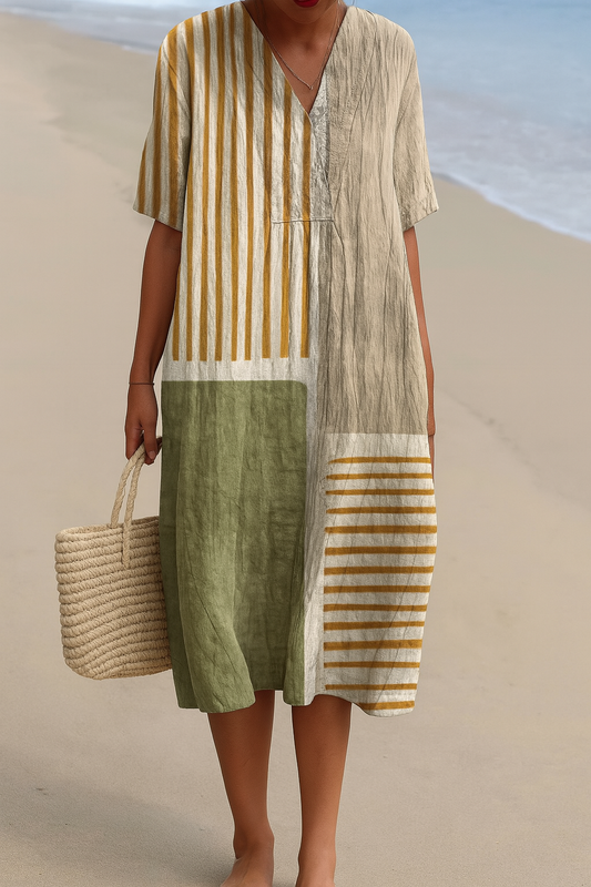 Earthline Harmony | Vestido Inspirado en el Arte