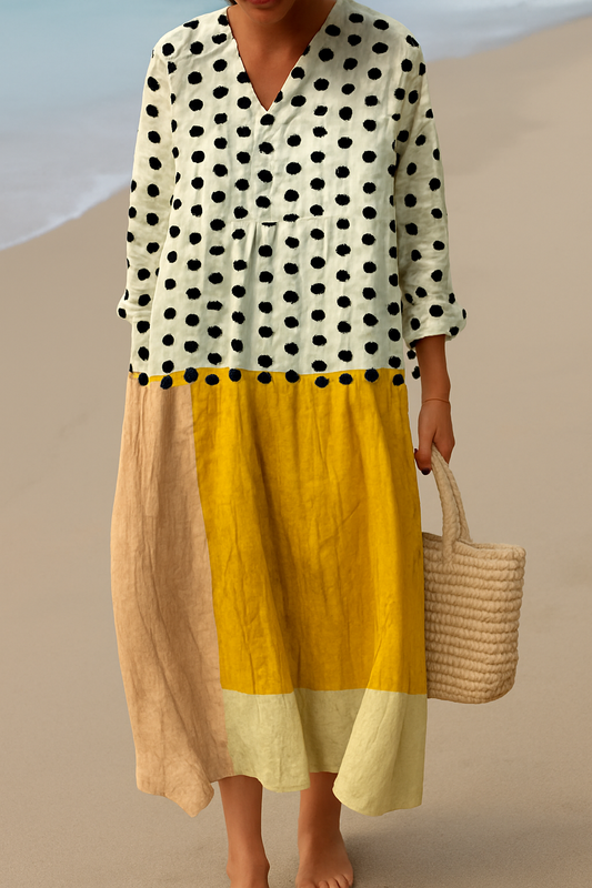 Dotted Field | Vestido Inspirado en el Arte