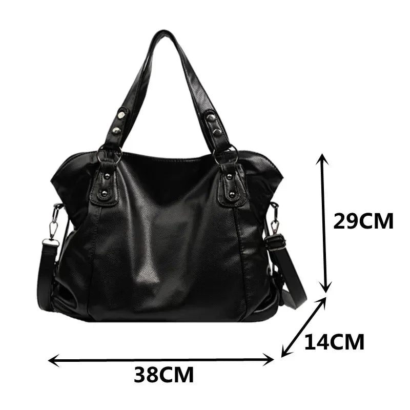 Elegante bolsa hobo de hombro