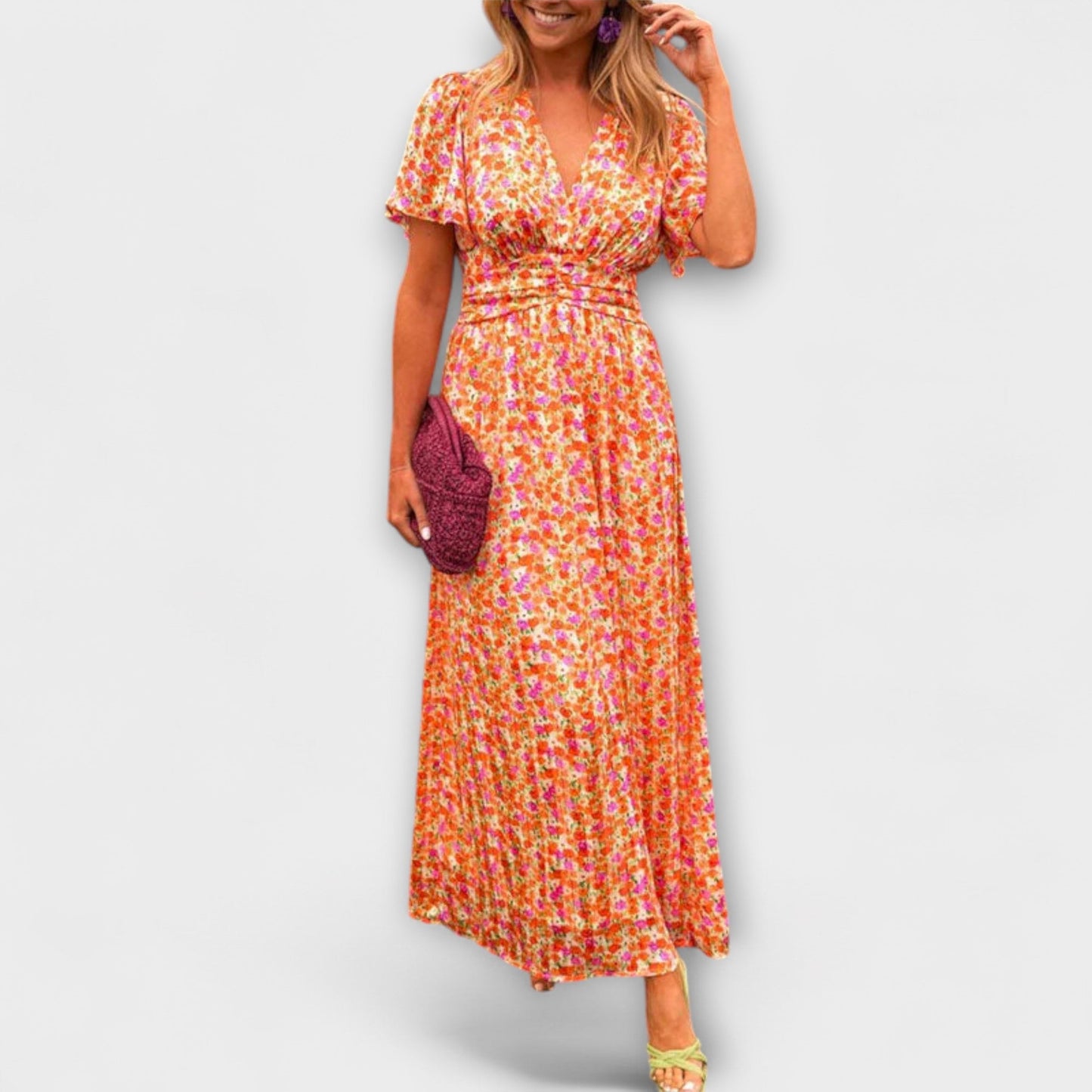 Elsie - Vestido Clásico de Escote en V