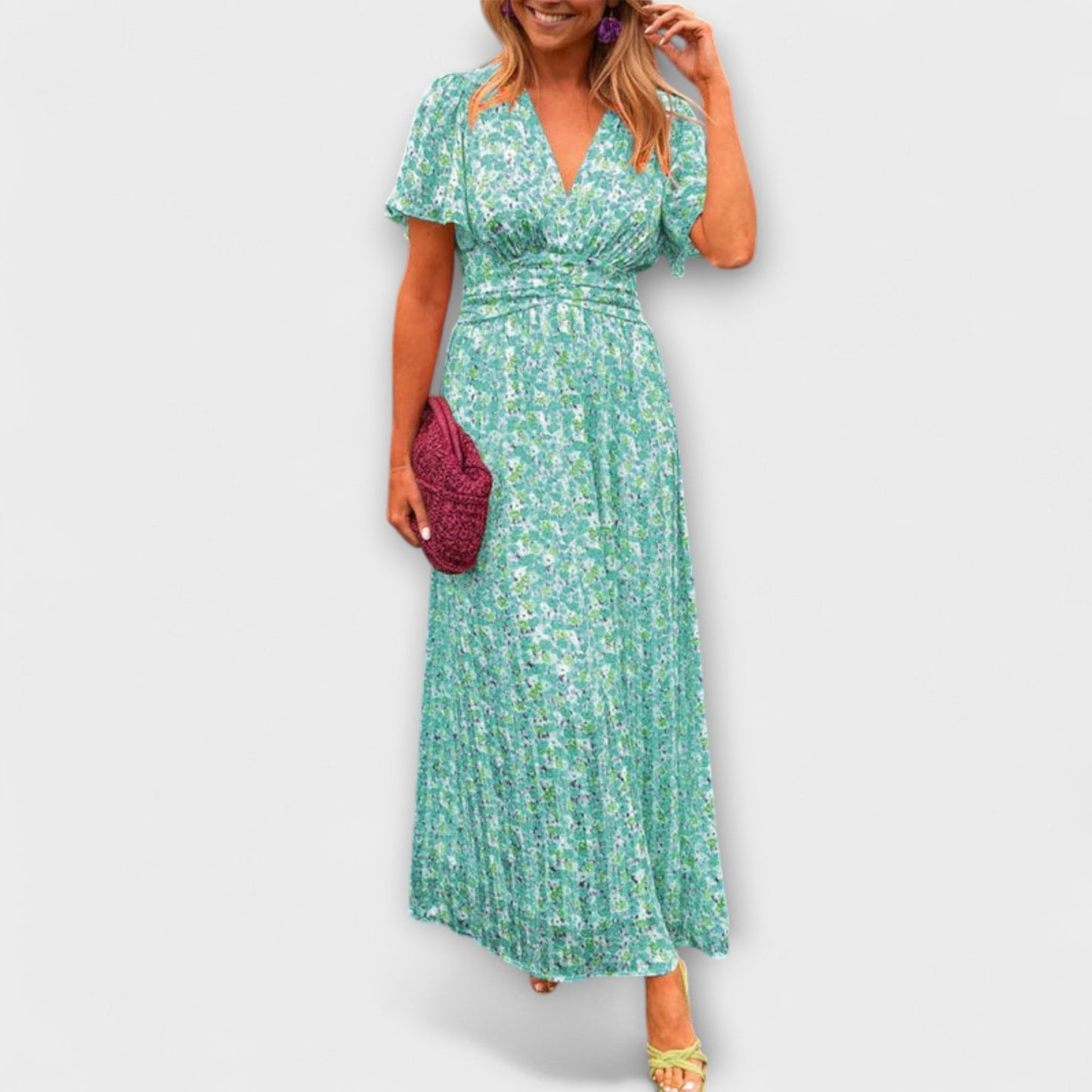 Elsie - Vestido Clásico de Escote en V