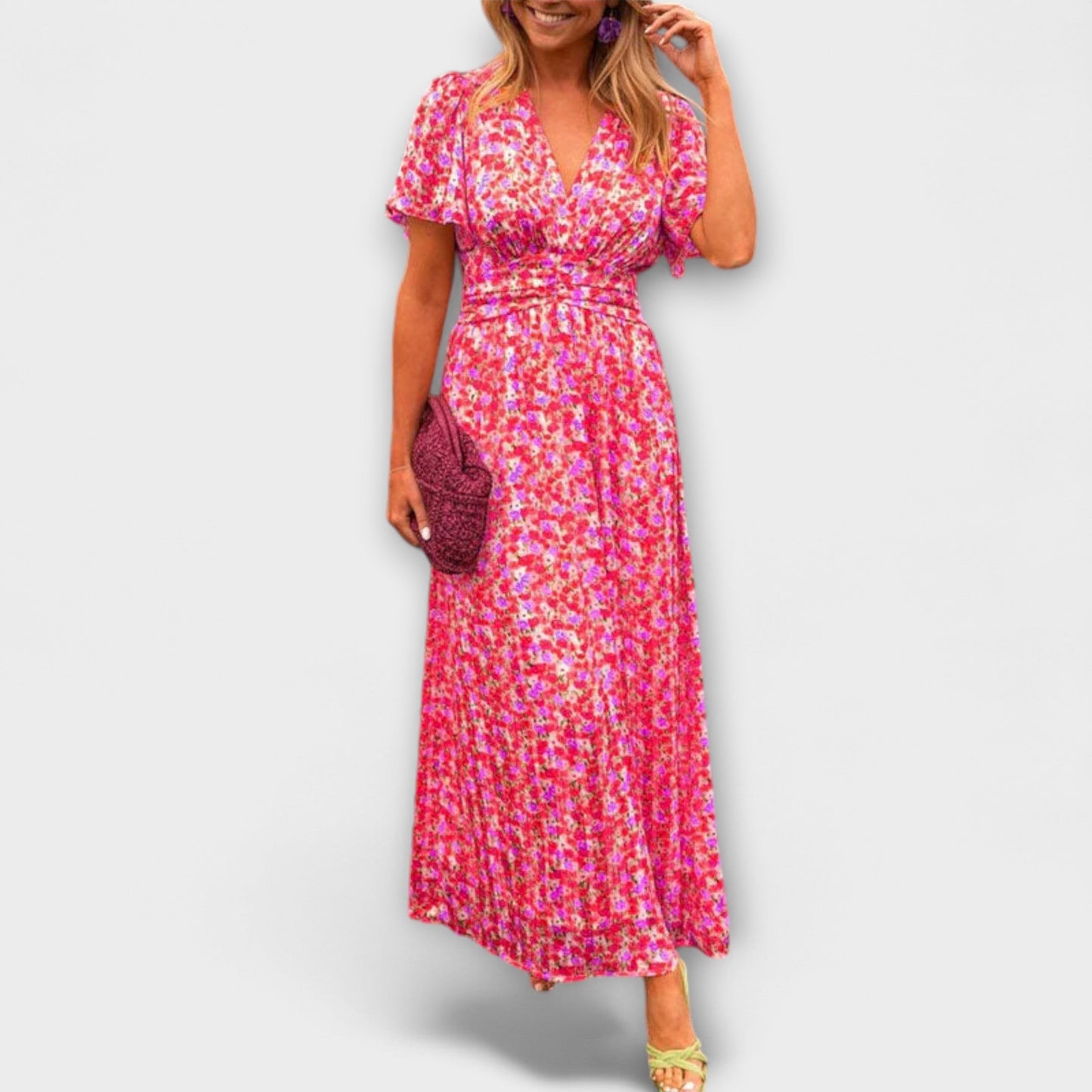 Elsie - Vestido Clásico de Escote en V